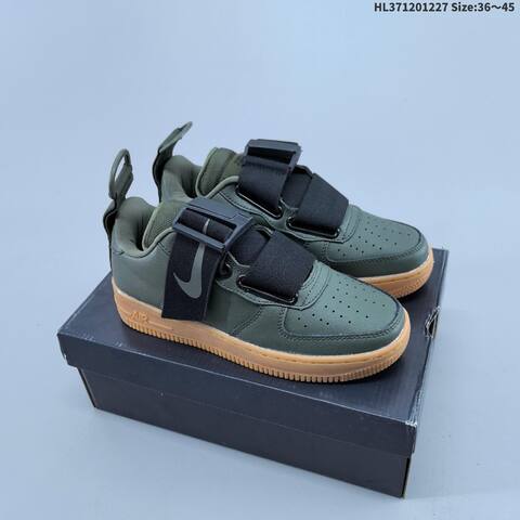 Nike Air Force 1 Utility Red Black Gum White EU 36-45 Sneaker - Unisex (BS-62394)