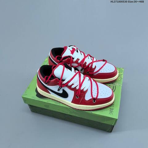 Off-White Nike Air Jordan 1 Low Brown Mocha Lifestyle (BS-60061)