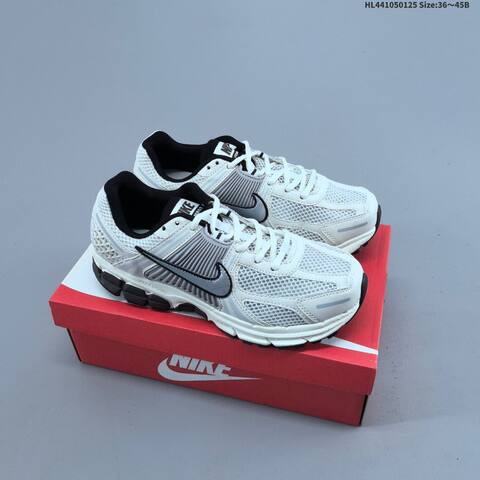 Nike Zoom Vomero 5 Light Grey Dark Grey Cream Black EU 36-45 Running Shoe - Unisex (BS-61772)