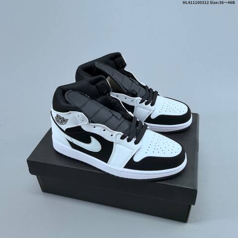 Air Jordan 1 Mid Reverse Bred AIR JORDAN 1 Aj1 Lifestyle (BS-66558)
