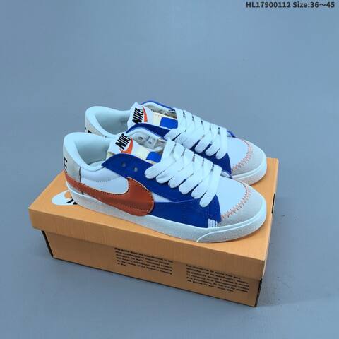 Nike Blazer Low 77 Jumbo White Light Pink Light Purple Sail EU 36-45 Skate Shoe - Unisex (BS-62033)