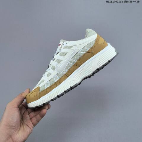 Nike P-6000 CNY IQ1120-311 Light Grey White Tan Red EU 36-45 Running Shoe - Unisex (BS-61918)