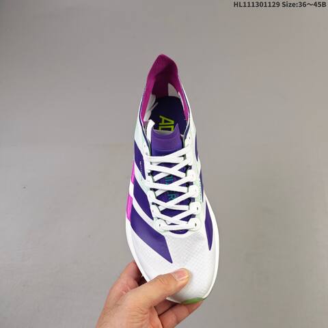 Adidas Adizero Adios Pro 4 White Purple Magenta Mint Green EU 36-45 Running Shoe - Unisex (BS-65403)