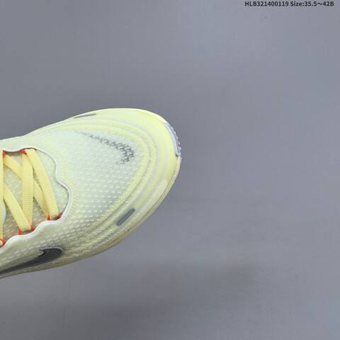 Nike Vomero Plus ReactX Air Zoom Pale Yellow White Grey Orange EU 35 5-42 Running Shoe - Unisex (BS-61899)