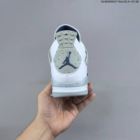Air Jordan 4 Retro Midnight Navy AIR JORDAN 4 Aj4 Lifestyle (BS-66520)