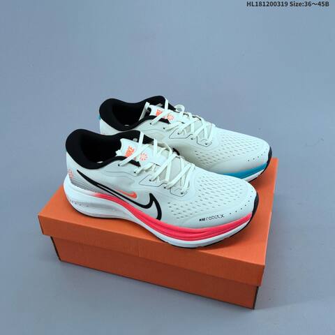 Nike Air Zoom Pegasus 41 White Black EU 36-45 Running Shoe - Unisex (BS-61249)