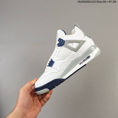 Air Jordan 4 Retro Midnight Navy AIR JORDAN 4 Aj4 Lifestyle (BS-67711)