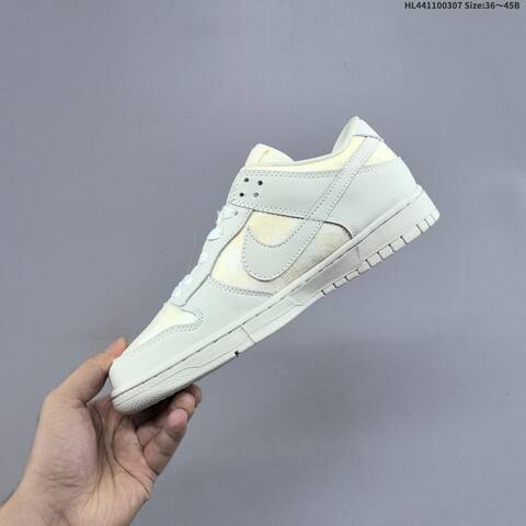 Nike SB Dunk Low Pro Light Beige Off White Cream EU 36-45 Skate Shoe - Unisex (BS-61445)