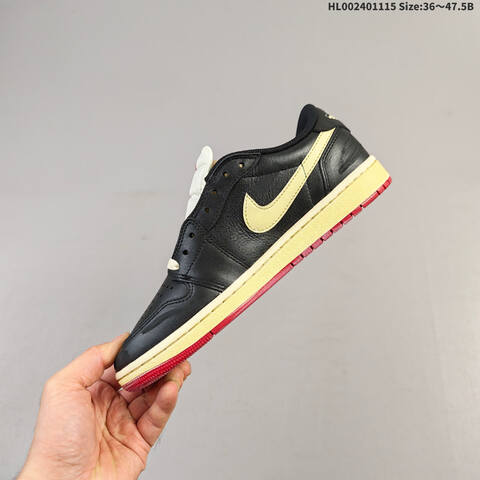 Nigel Sylvester x Air Jordan 1 Low OG Nitro Better With Time AIR JORDAN 1 Aj1 Lifestyle (BS-67805)