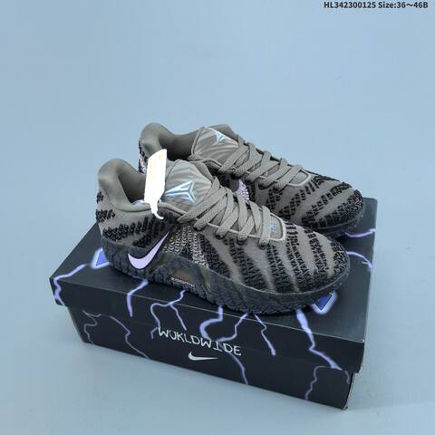 Nike JA3 EP Grey Black Light Purple EU 36-46 Basketball Shoe - Unisex (BS-61773)