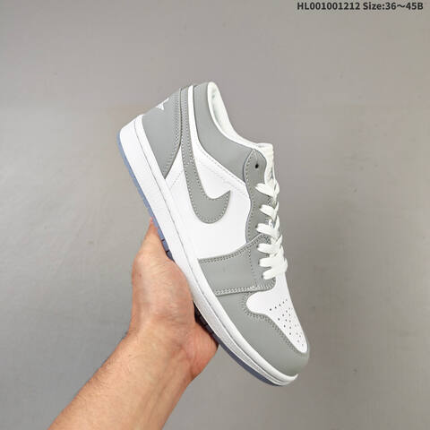 Air Jordan 1 Low Wolf Grey Dior AIR JORDAN 1 Aj1 Lifestyle (BS-67475)