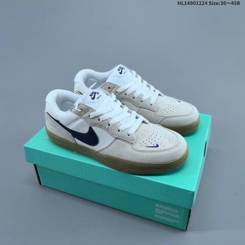 Nike SB Force 58 Purple Brown White Olive Black EU 36-45 Skate Shoe - Unisex (BS-62494)