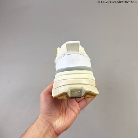 Nike V2K Run Off White Silver Pale Yellow Gum Brown EU 36-45 Running Shoe - Unisex (BS-63040)