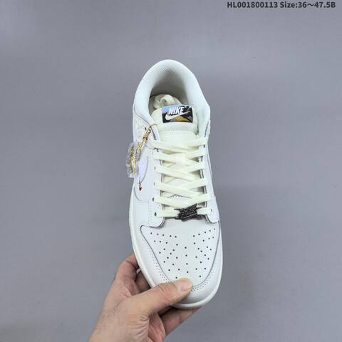 Nike Dunk Low Off White White Burgundy Gold EU 36-47 5 Skate Shoe - Unisex (BS-62016)