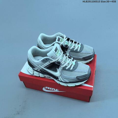 Nike Zoom Vomero 5 Grey White Black Light Green EU 36-45 Running Shoe - Unisex (BS-60317)