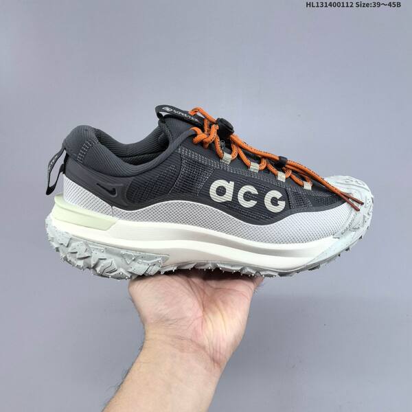 Nike ACG Mountain Fly 2 Low GTX black dark grey light grey orange EU 39-45 trail shoe