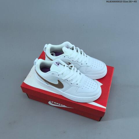 Nike Court Borough Low 2 GS White Light Blue Black Orange EU 36-45 Skate Shoe - Unisex (BS-59886)