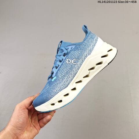 On Cloudsurfer Max Blue White Cream EU 36-45 Running Shoe Running Sneakers - Unisex (BS-69784)