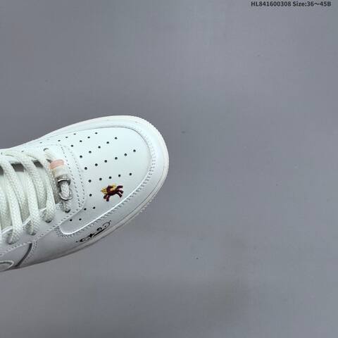 Nike Air Force 1 07 Low White Black Red Pink Yellow EU 36-45 Sneaker - Unisex (BS-61432)