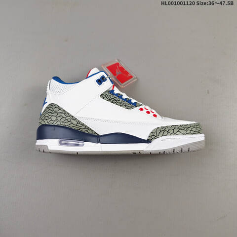 Air Jordan 3 Retro True Blue AIR JORDAN 3 Aj3 Lifestyle (BS-67759)