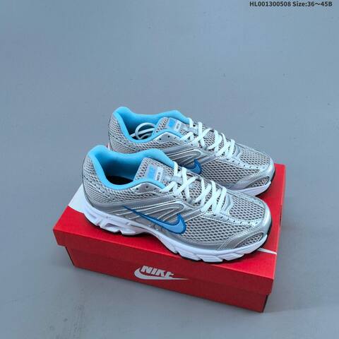 Nike Air Max MOTO 2K Black White Silver Blue EU 36-45 Running Shoe - Unisex (BS-60466)
