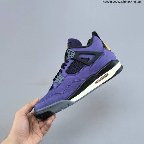 Air Jordan 4 Retro OG Imperial Purple Replica AIR JORDAN 4 Aj4 Lifestyle (BS-66724)