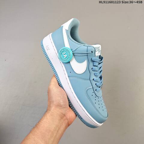Nike Air Force 1 Low Light Blue White EU 36-45 Sneaker - Unisex (BS-63197)