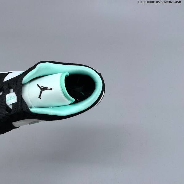 Jordan Air Jordan 1 Low Black White Turquoise EU 36-45 lifestyle