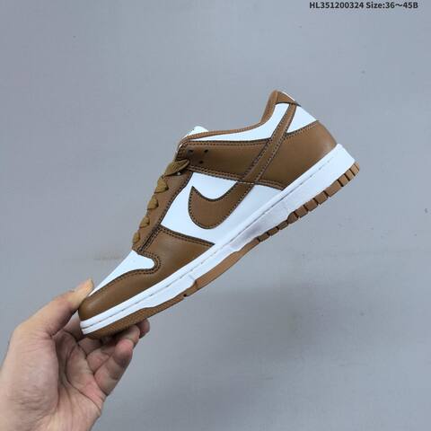 Nike SB Dunk Low White Brown EU 36-45 Skate Shoe - Unisex (BS-61144)