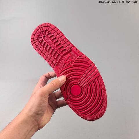 Air Jordan 1 Low Black Toe AIR JORDAN 1 Aj1 Lifestyle (BS-67345)