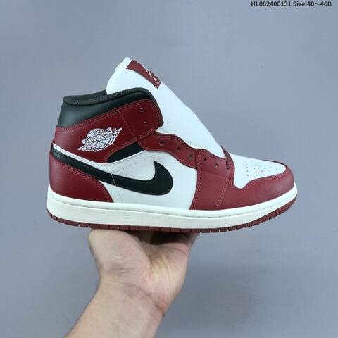 Air Jordan 1 Mid Hemp Sail AIR JORDAN 1 Aj1 Lifestyle (BS-66746)