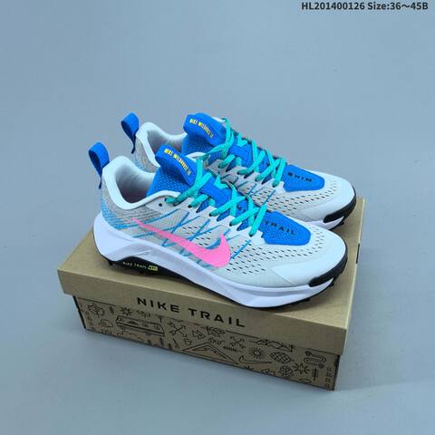 Nike React Wildhorse 10 Mint Green Olive Black White EU 36-45 Trail Shoe - Unisex (BS-61748)