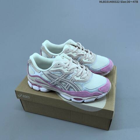 ASICS GEL-NYC Black Grey Beige White EU 36-47 Running Shoe Running Sneakers - Unisex (BS-68982)