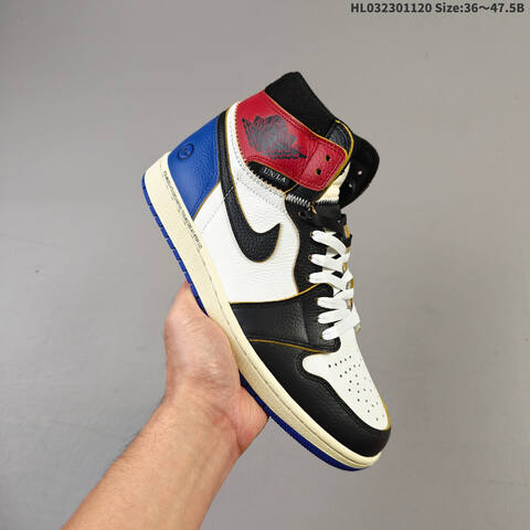 Union x Fragment Design x Air Jordan 1 Retro High OG AIR JORDAN 1 Aj1 Lifestyle (BS-67764)