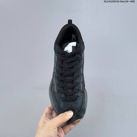 Nike Vaporwaffle Sacai Black Dark Grey Gum Brown EU 36-46 Sneaker - Unisex (BS-61395)