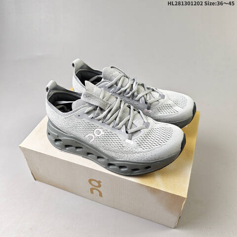 On Cloudsurfer Max Black Dark Gray EU 36-45 Running Shoe Running Sneakers - Unisex (BS-69757)
