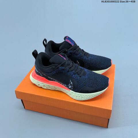 Nike Zoom React Infinity Run FK 3 White Black Blue Pink Green EU 36-45 Running Shoe - Unisex (BS-61200)