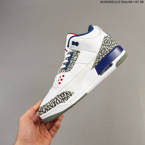 Air Jordan 3 Retro True Blue AIR JORDAN 3 Aj3 Lifestyle (BS-67807)