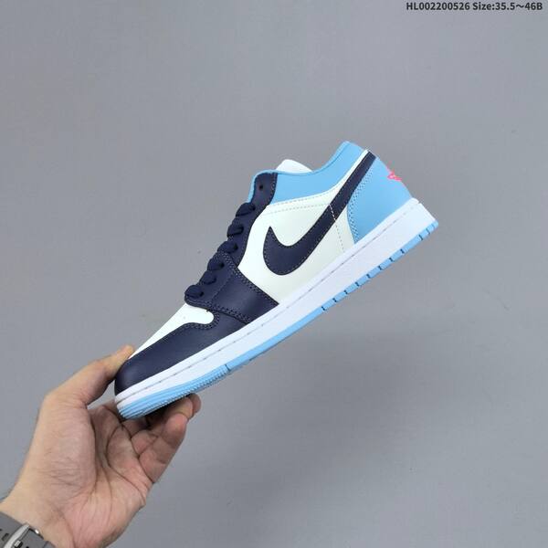 Jordan Air Jordan 1 Low White/Navy/University Blue/Pink EU 35.5-46 basketball