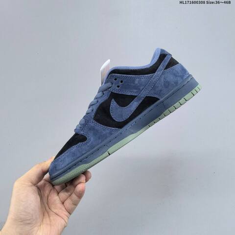 Nike SB Dunk Low Navy Blue Black Olive Green EU 36-46 Skate Shoe - Unisex (BS-61427)
