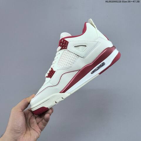Air Jordan 4 Retro Sierra Red WMNS AIR JORDAN 4 Aj4 Lifestyle (BS-66662)