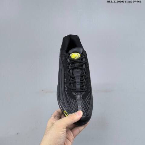 Nike Air Max 95 TT FB2709-010 Black Yellow EU 36-46 Running Shoe - Unisex (BS-59931)