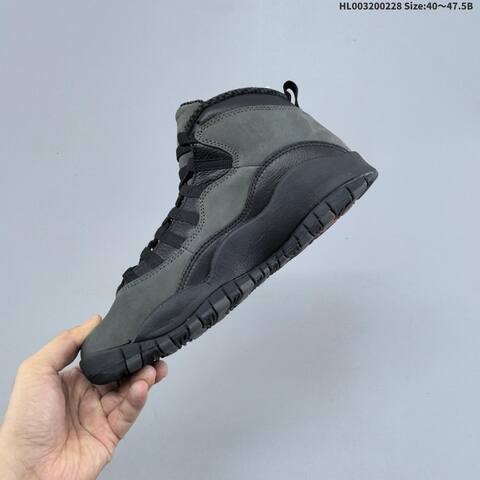 Air Jordan 10 Retro Shadow Replica AIR JORDAN 10 Aj10 Lifestyle (BS-66665)