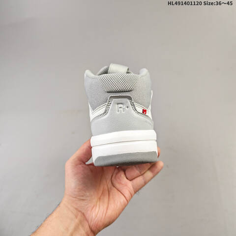 On THE ROGER Clubhouse Mid Light Grey White EU 36-45 Sneaker Casual Sneakers - Unisex (BS-69800)