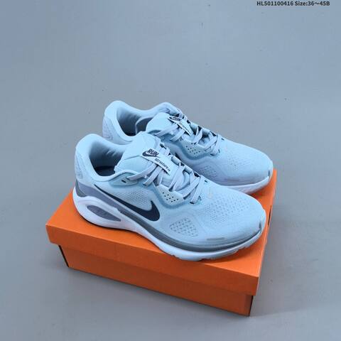 Nike Zoom Structure 26 White Black Blue EU 36-45 Running Shoe - Unisex (BS-60698)