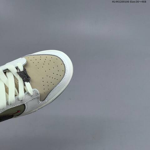 Nike Dunk Low White Beige Olive Green Dark Brown EU 36-46 Skate Shoe - Unisex (BS-62187)