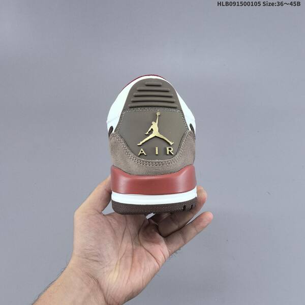 Jordan Legacy 312 Low white beige burgundy brown EU 36-45 lifestyle