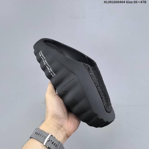 Nike Mind 001 Recovery Slide Black Heather Gray White EU 36-47 Slides - Unisex (BS-60929)
