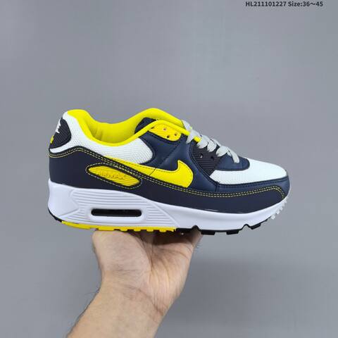 Nike Air Max 90 White Grey Black Teal Navy EU 36-45 Sneaker - Unisex (BS-62397)