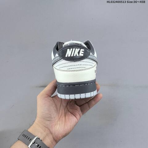 Nike Dunk SB Low Off White Dark Grey Light Grey Black EU 36-45 Skate Shoe - Unisex (BS-60372)